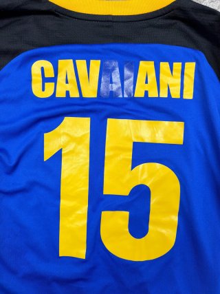 Adidas Jersey Sportivo Blu e Nero con Logo e Nume…
