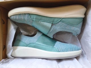 Scarpe Clarks Donna Slip-On Azzurre Tessuto