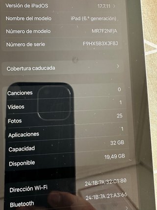 iPad 6 Generacion Space Gray