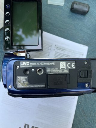 Videocámara JVC Everio G Serie Azul