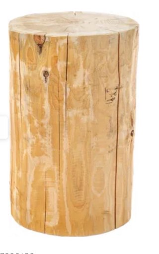 Tronco decorativo de madera