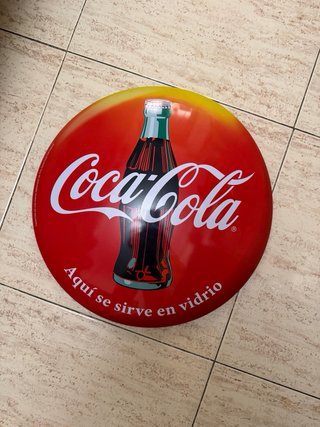 Cartel Coca Cola Metálico Original