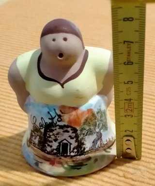 Campanella in terracotta decorata