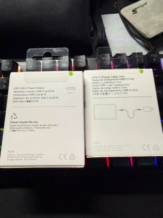 Caricabatterie Apple USB-C 20W + Cavo per 15,16,17