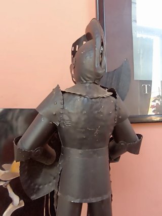 Guerriero vintage metallo Hong Kong