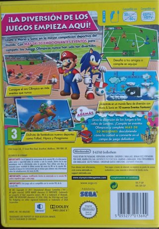 Mario & Sonic en los Juegos Olímpicos Londres 2012