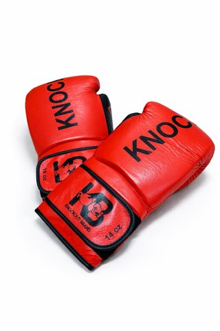 Guantes de Boxeo Knockout Rojos 14 oz