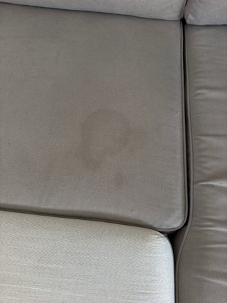 Sofá cama con chaise longue gris de tela