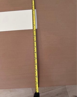 Mesa baja moderna madera y blanco
