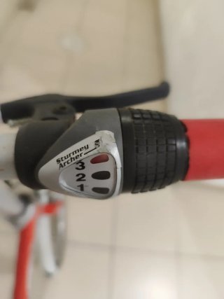 Bicicleta plegable Yearh roja