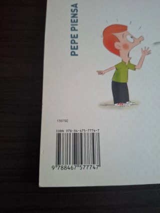 Pepe piensa. ¡Yo no he sido!