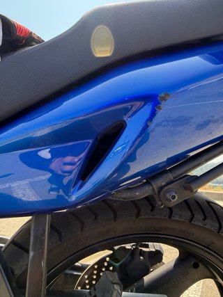 Suzuki GS 500 Azul pegatina C