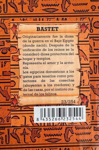 Estátua Bastet Dourada Egípcia