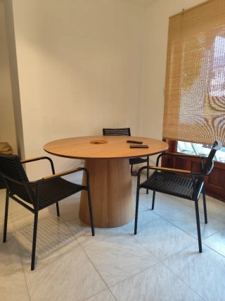 Mesa comedor redonda roble NUEVA