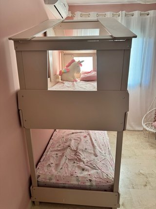 Litera Casita Madera Infantil