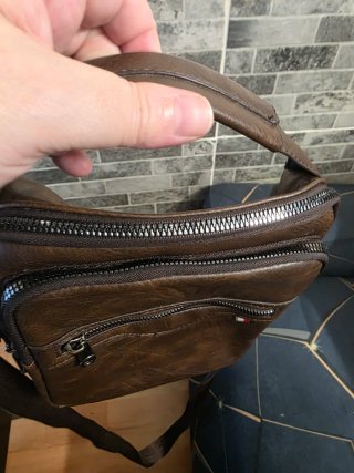 Bolso bandolera marrón
