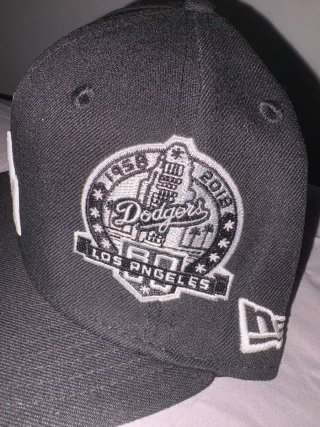 Gorra New Era LA Dodgers 59FIFTY Negra