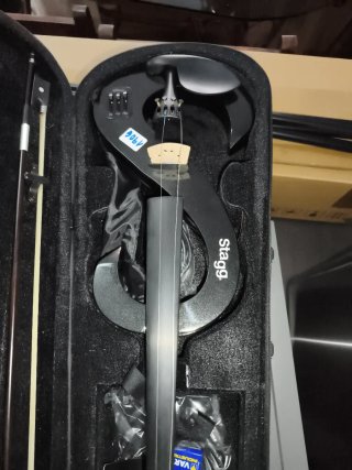 Violín Eléctrico con Estuche y Arco