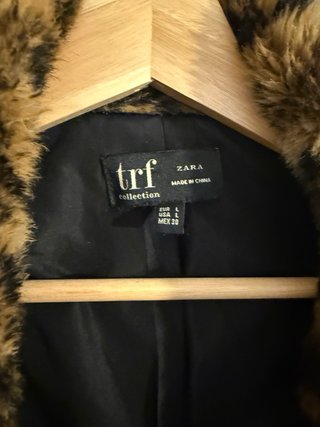 Abrigo pelo leopardo Zara