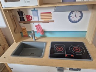 Cocina infantil de madera