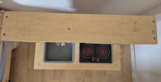 Cocina infantil de madera