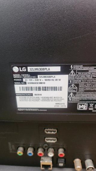 TV LG 32 Negra