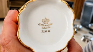 Vajilla H. Kronester Oro Porcelana