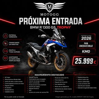 BMW R 1300 GS  Trophy (modelo actual) 2026