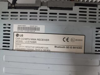 Radio CD LG Negra
