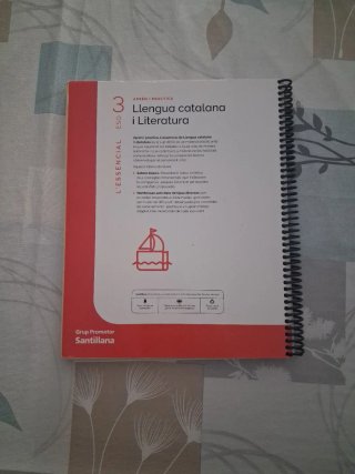 Quaderno Llengua catalana i Literatura 3 ESO Co...