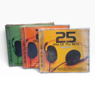 Coleção 25 Hits Anos 80 - Vol 1, 2, 3 Lacrada