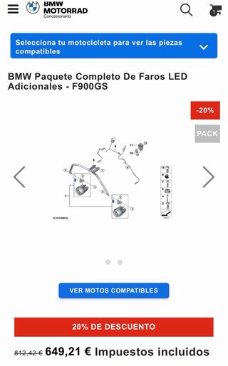 Kit faros aux BMW F900GS