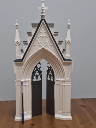 Puerta Iglesia Gótica Miniatura