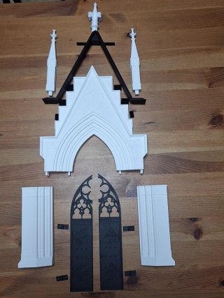 Puerta Iglesia Gótica Miniatura