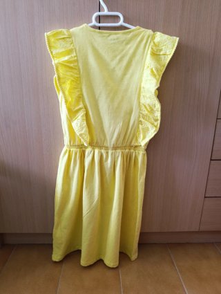 Vestido amarillo niña Kiabi T.12