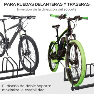 Aparcamiento 6 Bicicletas Acero