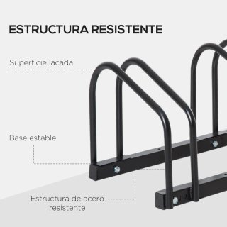Aparcamiento 6 Bicicletas Acero