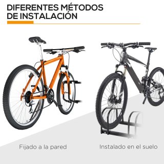 Aparcamiento 6 Bicicletas Acero