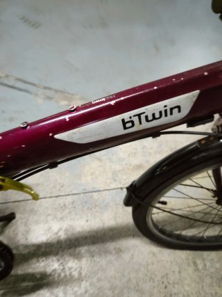 Bicicleta plegable B'Twin aluminio