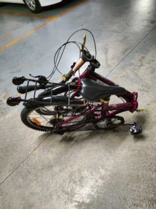 Bicicleta plegable B'Twin aluminio
