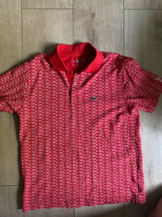 Polo Lacoste Novak Djokovic Rojo