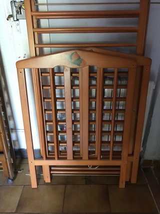 Lote 3 Cunas de madera para bebé sin tornillos