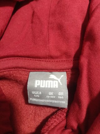 Sudadera Puma Roja con Logo