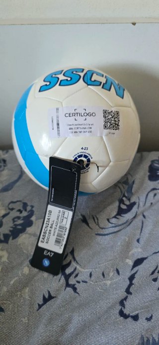 Pallone Ufficiale Napoli EA7 Mini
