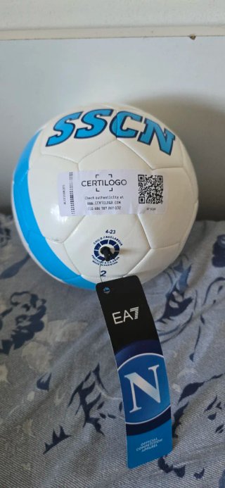 Pallone Ufficiale Napoli EA7 Mini