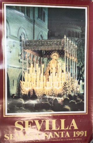 Cartel Semana Santa Sevilla 1991
