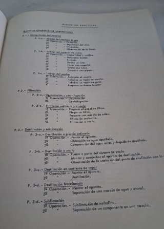 Libro Antigüo Prácticas de Química