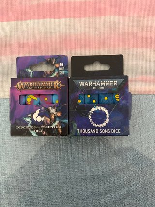 Dados Warhammer 40,000 Thousand Sons