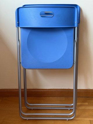 2 Sillas Plegables Azules