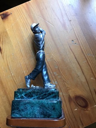 Trofeo de golf de plata